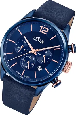 Immagine prodotto di Orologio da uomo LOTUS Chrono Sport 18681/2 in pelle al quarzo blu UL18681/2