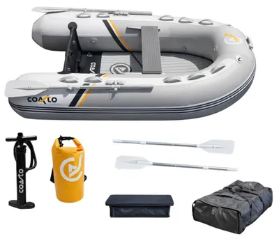Produktbild von COASTO Schlauchboot 248cm Dropstitch Beiboot Dingi Motorboot Ruderboot