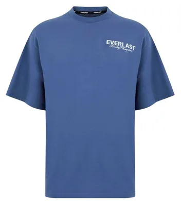 Productafbeelding van Everlast - T-shirt voor heren, oversized model, GT22263 (maat S) (in de kleur indigoblauw)