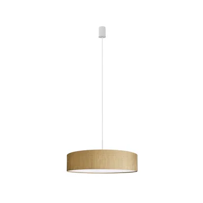 Zdjęcie produktu dla Żyrandol TURDA złoto-biały 3xE27x25W tkanina wym:110x65x65cm IP20 Nowodvorski Lighting
