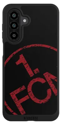 Produktbild von NIVOCASE Handyhülle für Samsung Galaxy A17 5G  Hülle NIVOpure Case Schwarz 1. FCN Fanartikel Textur