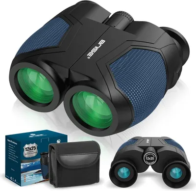 Produktbild von Binokulares Fernglas 12x25 Kompaktfernglas für Erwachsene und Kinder, kleines Fernglas für Vogelbeobachtung, Theater und Konzerte, Jagd und Sportwettk