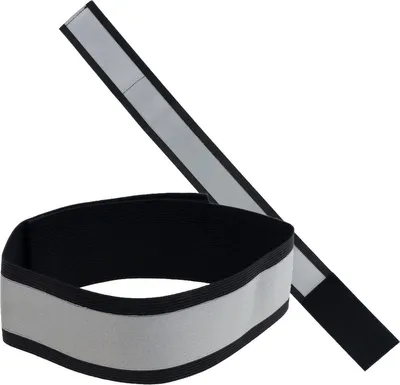 Image de Bracelet de course noir réfléchissant Pour vélo Bras Velcro Bhp