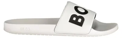Zdjęcie produktu dla Boss Footwear Męskie Białe Kapcie