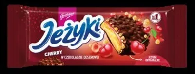 Produktbild von Brombeer-Kirsch-Kekse in Dessertschokolade 140 g