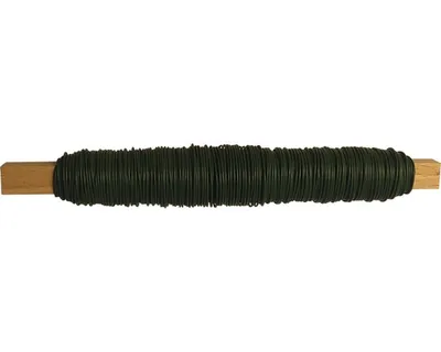 Produktbild von Bindedraht 0.65 (0.55) mm x 30M grün PVC