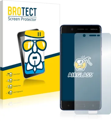 Produktbild von BROTECT Schutzglas für Nokia 5 Schutzfolie Panzer Folie Glas Display Schutz klar