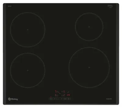 Zdjęcie produktu dla Balay 3EB961LR, Czarny, Wbudowany, 59 cm, Płyta indukcyjna strefowa, 4 stref(y), 4 stref(y)