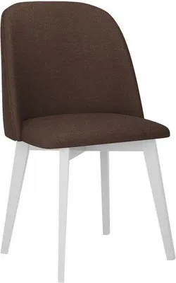 Obrázek produktu pro Čalouněná kuchyňská židle AFTON 5 - bílá / hnědá 2