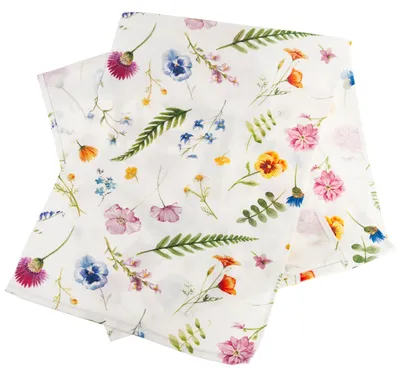 Produktbild von Frühling Samt Läufer 34X180 Cm Elegante Blumen