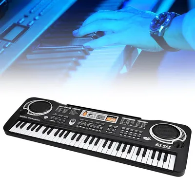 Produktbild von 61-tasten kinderkeyboard, multifunktional,Piano Keyboard mit mikrofon, lernspielzeug