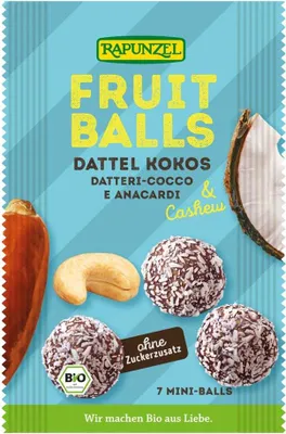 Image de Boules de fruits - Dattel-Coco et noix de cajou 49g