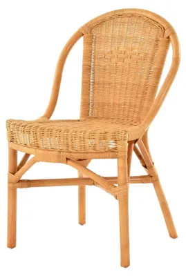 Produktbild von Rattanstuhl Klassik in Honigfarbe für Esszimmer und Küche