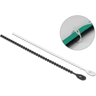Produktbild von Delock Blitzbinder wiederverwendbar L 180 x B 3,6 mm 100 Stück