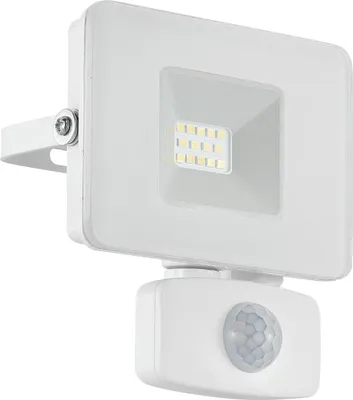 Produktbild von EGLO LED Außen-Strahler Faedo 3, 1 flammige Außenleuchte, Wandstrahler aus Alu, Farbe: Schwarz, Glas: klar, 10 Watt, IP65