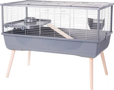 Immagine prodotto di Zolux Gabbia per roditori per porcellini d'India Neolife Grigio