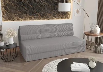 Zdjęcie produktu dla Sofa rozkładana trzyosobowa OPHELIA – popielaty szary