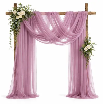 Tüllstoff rosa 10 m x 160 cm für Hochzeitsbogen