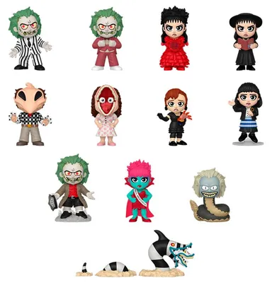 Obrázek produktu pro Sada figurek Beetlejuice, různé modely, mini velikost