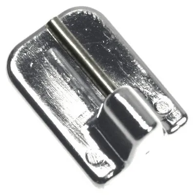 Klebehaken mit Metallstift für Vorhangstangen, Chrom, 8 Stück