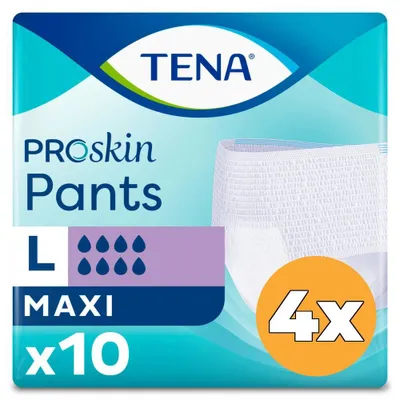 Productafbeelding van 4x Tena ProSkin Pants Maxi Large (10 stuks)