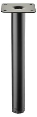 Produktbild von SOTECH Möbelfuß LIMA Ø 25 mm – Höhe 200 mm, schwarz matt