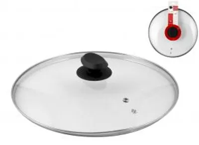 Immagine prodotto di HOMe Coperchio In Vetro Bordo Inox Cm24