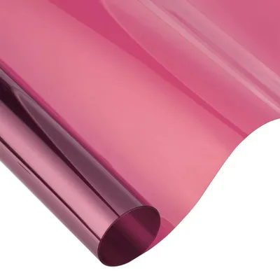 Fensterfolie rosa transparent 50x300 cm UV-Schutz isolierend