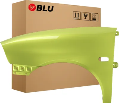 Immagine prodotto di BLU Parafango compatibile con Seat Ibiza Cordoba (6L - III 3. Generation) LS1T Sinistra Grün AmarilloZitrus | 2002-2008 | Anteriore | Verniciato | Pronto per il montaggio | Acciaio