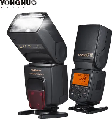 Obrázek produktu pro YONGNUO YN568EX III Bezdrátový TTL slave blesk Speedlite GN58 1/8000 s HSS Podporuje USB aktualizaci firmwaru pro digitální zrcadlovky Nikon