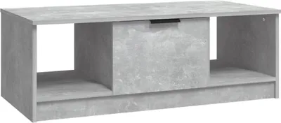 Obrázek produktu pro vidaXL Konferenční stolek Concrete Grey 102x50x36 cm Materiál dřevo
