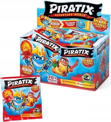 Image de Piratix Shark Treasure One Pack 1pc.mix