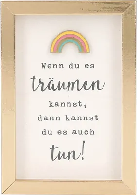 Produktbild von Depesche 11625_037 Komplimente im Bilderrahmen- Wenn Du es träumen kannst...