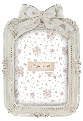 Immagine prodotto di Clayre & Eef, Cornici per foto, colore bianco, materiale: plastica