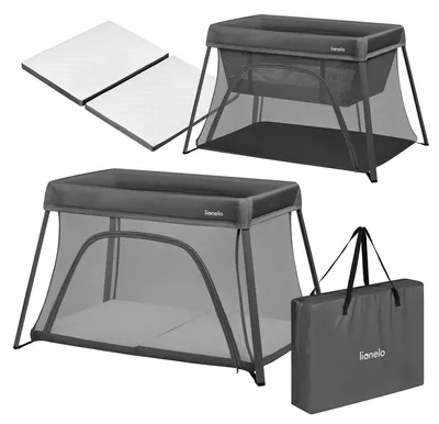 Image de Lit parapluie 3 en 1 pour bébé, idéal pour les voyages