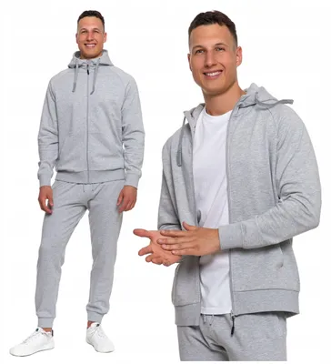 Obrázok produktu pre Pánska mikina s kapucňou Moraj – L.Grey, veľkosť XL, pohodlná