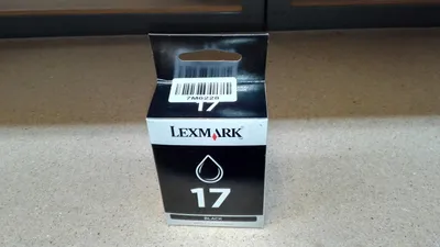 Zdjęcie produktu dla Lexmark Black Ink Cartridge No. 17, Czarny, Tusz na bazie pigmentu, 1 Cartridge