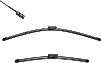 Productafbeelding van Ruitenwisserbladen, voor, plat, met spoiler, VALEO, geschikt voor onder andere VW Tiguan