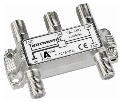 Immagine prodotto di KATHREIN Splitter quadruplo 5-1218 MHz connettore F EBC 04/G