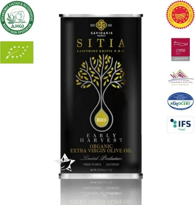 Produktbild von SI-MEL 12538 Organic Natives Olivenöl Extra 5L Dose - Frühe Ernte PDO SITIA Lassithi KRETA