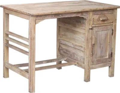 Produktbild von Schreibtisch - Modell 44, Braun, Holz, 76*107*61 cm, Schreibtische & Schreibpulte