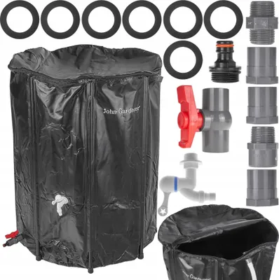 Produktbild von GEKO | Wassertank, Wasserspeicher, Regentonne, 500L, klappbar, PVC