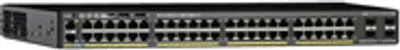 Zdjęcie produktu dla Cisco Small Business WS-C2960X-48LPS-L, Zarządzany, L2/L3, Gigabit Ethernet (10/100/1000), Obsługa PoE, Możliwości montowania w stelażu, 1U