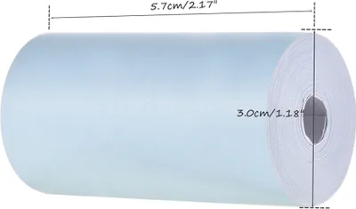 Zdjęcie produktu dla Kolorowa rolka papieru termicznego 57*30 mm (2,17*1,18 cala) Papier fotograficzny do paragonów z przezroczystym nadrukiem do kieszonkowej drukarki termicznej PeriPage A6 do minidrukarki fotograficznej PAPERANG P1/P2, 3 rolki