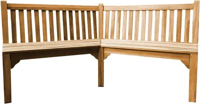 Produktbild von Eckbank Tandil ohne Armlehnen Teak Massivholz 210 x 210 cm