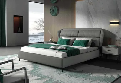 Immagine prodotto di Letto classico imbottito letto matrimoniale design letto 180x200cm