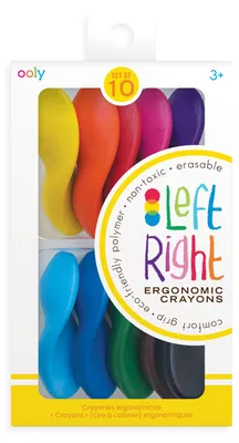 Image de Crayons de couleur ergonomiques Swiderki 10 couleurs
