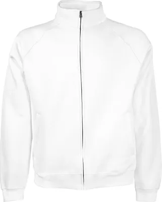 Produktbild von Fruit of the Loom 62-230-0 | Classic Sweat Jacket - Farbe: White - Größe: L