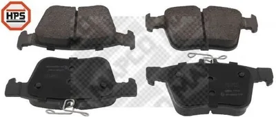 Produktbild von MAPCO Bremsbeläge Satz Hinten für VW Golf VII Schrägheck (5G1, BQ1, BE1, BE2) 6675HPS