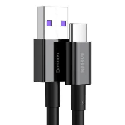 Obrázek produktu pro Datový kabel Baseus Superior Series USB/USB-C 66W 2m (11V 6A) černý
